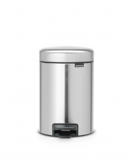 Brabantia Pedal Bin newIcon Pyöreä Harjattu teräs