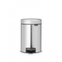 Brabantia Pedal Bin newIcon Ümmargune Harjatud teras