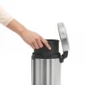 Brabantia Pedal Bin newIcon Round Brushed steel