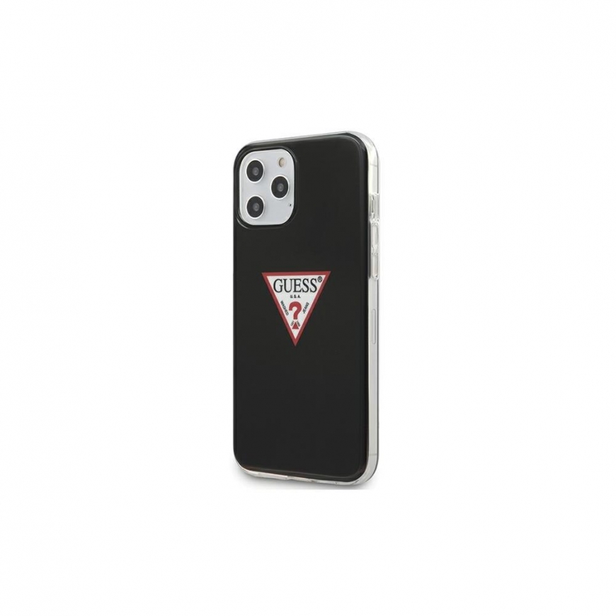 Guess GUHCP12SPCUCTLBK iPhone 12 mini 5.4" black/black hardcase Triangle Collection – 2