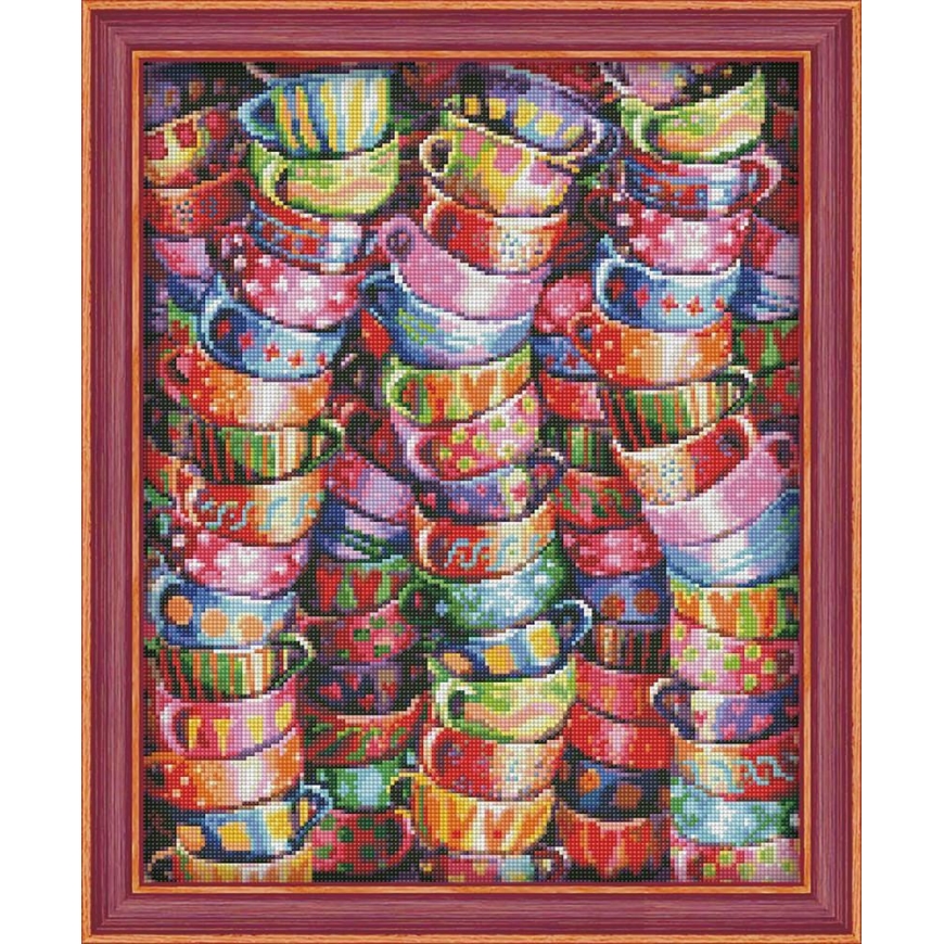 Beldizart IŠPARDAVIMAS (nebegaminamas) Deimantinio dažymo rinkinys Bright Tea Time 40х50 cm AZ-1560 – 2