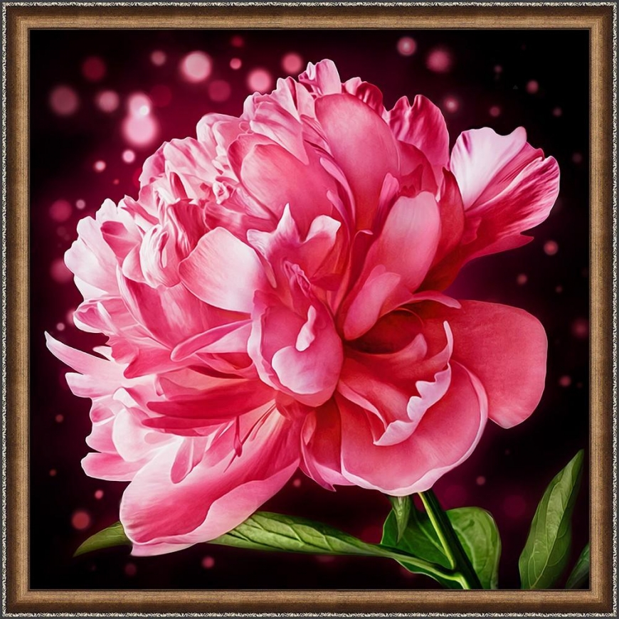 Beldizart Sparkling peony 25x25 cm AZ-1784