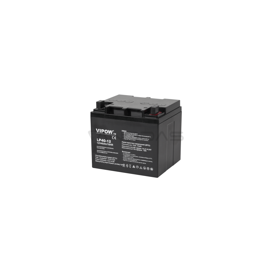 Lead battery VIPOW 12V 40Ah