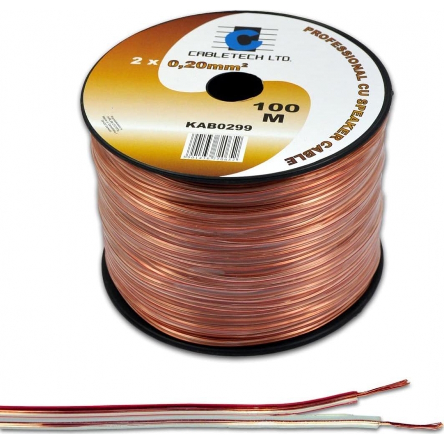 Cabletech Kolonėlių kabelis 0.75mm 100m – 2