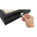 Iso Trade Black watch and glasses holder Iso Trade Black watch and glasses holder