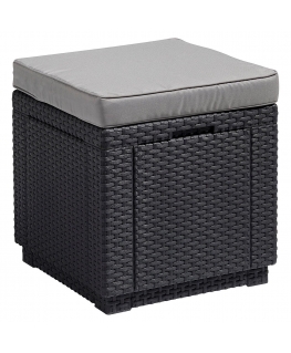 Allibert Keter Cube With Cushion grafitinė sėdynė