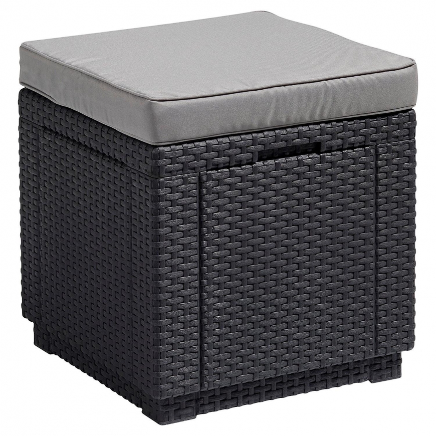 Allibert Keter Cube With Cushion graphite