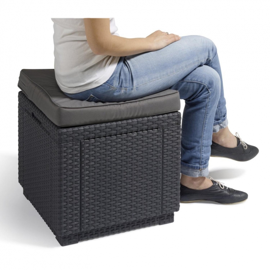 Allibert Keter Cube With Cushion graphite seat – 2