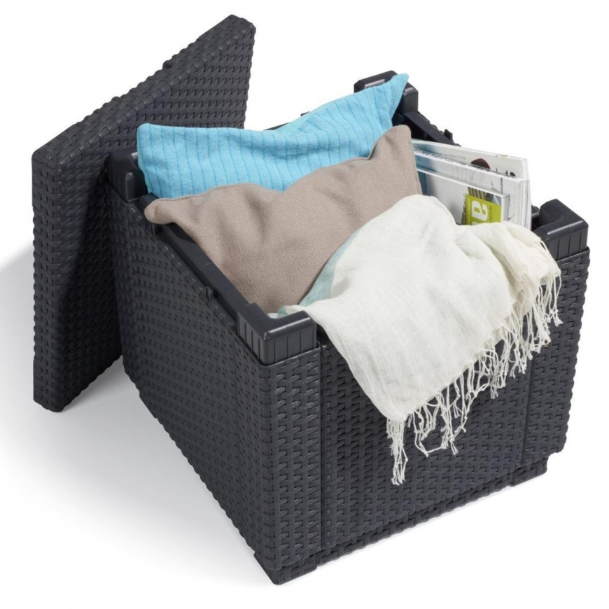 Allibert Keter Cube With Cushion grafitinė sėdynė – 4