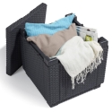 Allibert Keter Cube With Cushion grafitinė sėdynė Allibert Keter Cube With Cushion grafitinė sėdynė