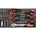 Yato Tool box with accessories 80 pcs. Yato Tool box with accessories 80 pcs.