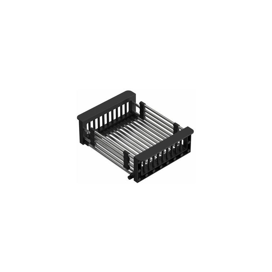 Steiner Steel basket for sink / adjustable width 300-440x215 mm steel + black handles – 2