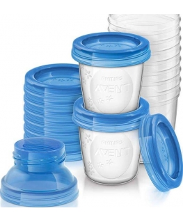 Avent Milk container blue 10x180ml (SCF618 / 10)