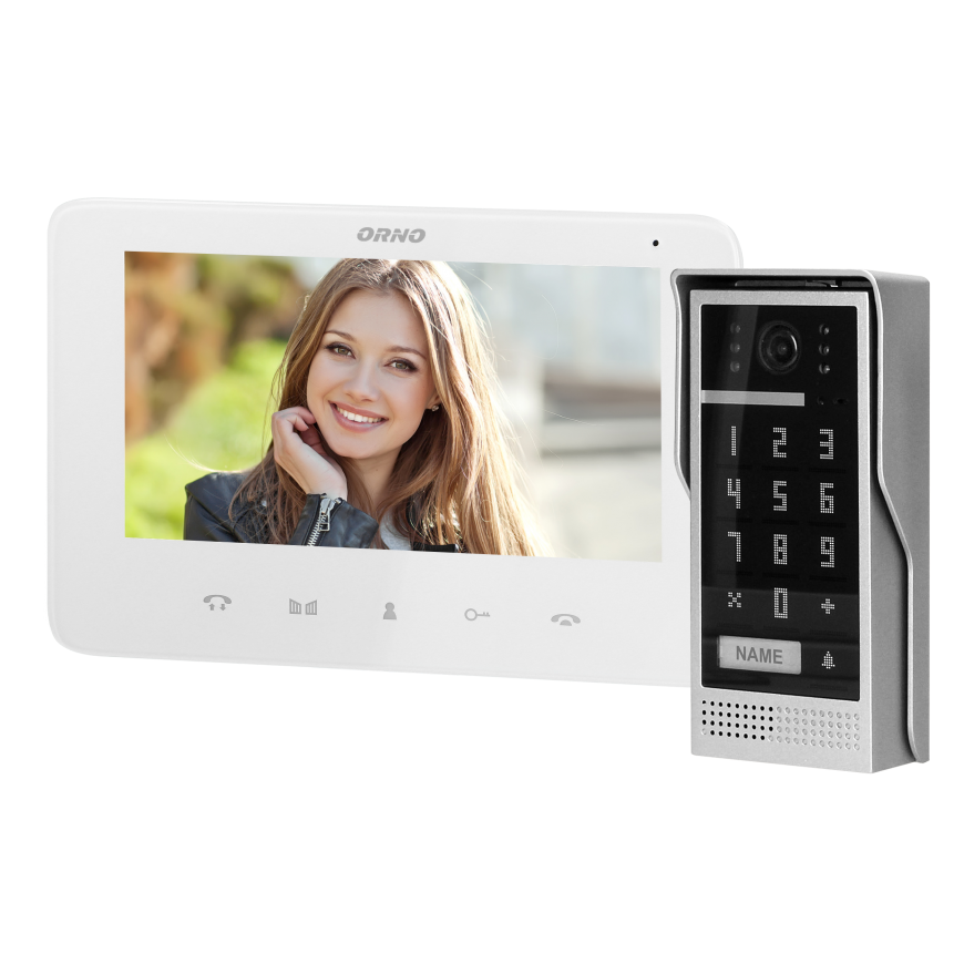 Orno Video intercom kit, handset, color