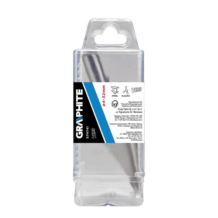 Graphite Grafitas bepakopis grąžtas 4-32 mm 57H741 – 4