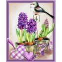 Beldizart Diamond painting set hyacinth aroma 24х30 cm AZ-1467