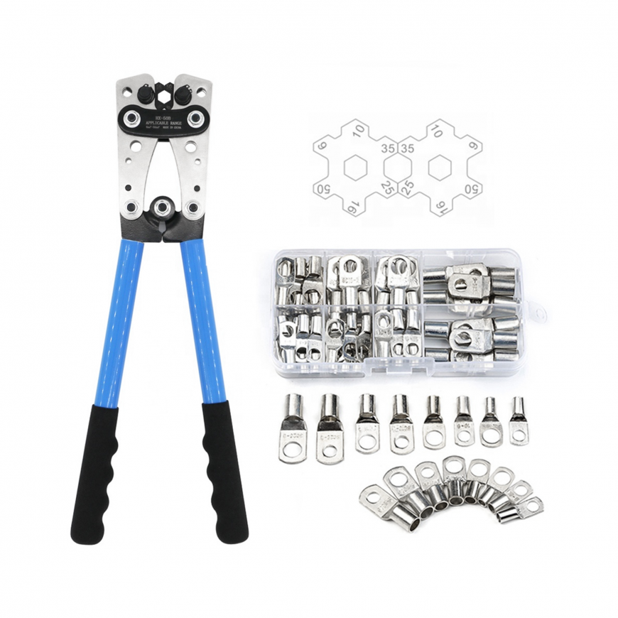 LP Crimping tool for large cable ends, 60 pcs. E6080 – 4