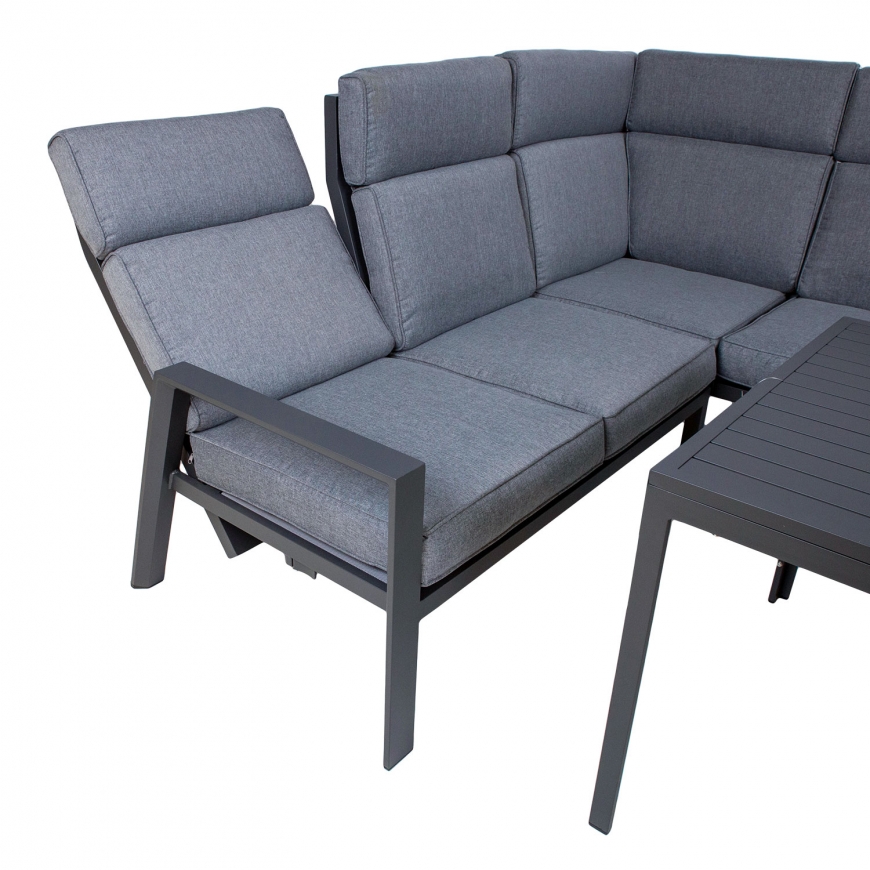 Garden furniture set CASTEN table, corner sofa – 5