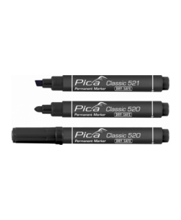 Pica Permanentmarker 1-4mm, Rund spitze, schwarz / SB