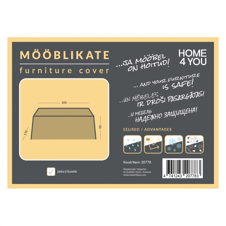 Mööblikate 200x170x90cm – 4