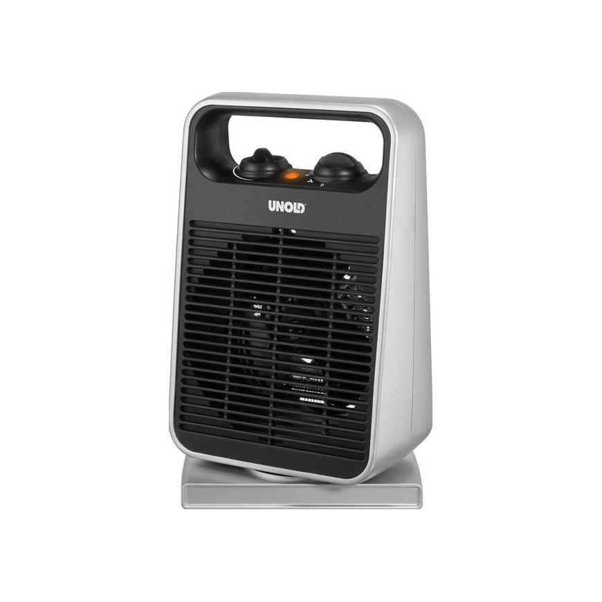 Unold 86116 ruumisoojendi Must, Hõbe 2000 W Elektriline soojapuhur