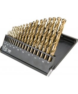 Graphite Graphite metal drill, titanium cylindrical 1.5 2 7 4.5 4 5.5 5 1 3 2.5 3.5 6 10 6.5 7.5 8 8.5 9 9.5 mm set (57H199)