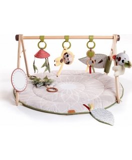 Tiny Love Baby rug with wooden Boho Chic stand