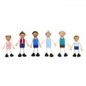 Tooky Toys TOOKY TOY Didelis medinis lėlių namelis + FSC figūrėlės