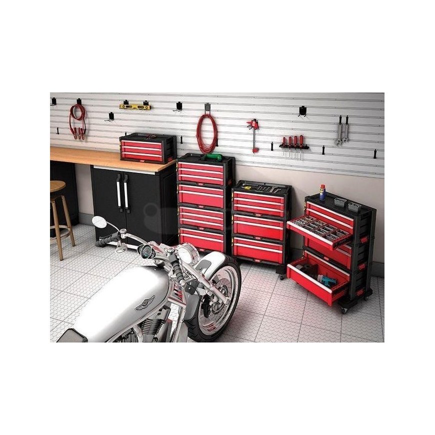 Keter 2 drawer tool rack – 2