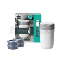 TOMMEE TIPPEE sangenic konteineris sauskelnėms Twist and Click Tub, su 4 kasetėm, 85102002 TOMMEE TIPPEE sangenic konteineris sauskelnėms Twist and Click Tub, su 4 kasetėm, 85102002