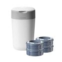 TOMMEE TIPPEE sangenic konteineris sauskelnėms Twist and Click Tub, su 4 kasetėm, 85102002 TOMMEE TIPPEE sangenic konteineris sauskelnėms Twist and Click Tub, su 4 kasetėm, 85102002