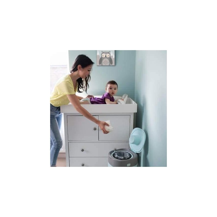 TOMMEE TIPPEE sangenic konteineris sauskelnėms Twist and Click Tub, su 4 kasetėm, 85102002 – 4