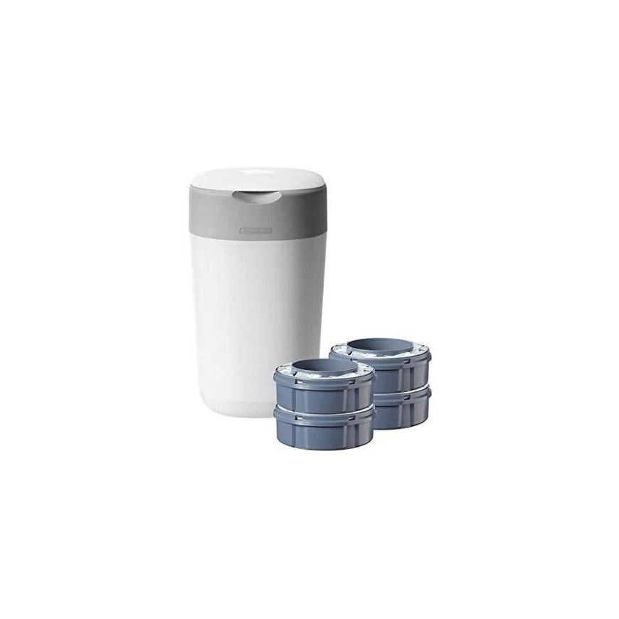TOMMEE TIPPEE sangenic konteineris sauskelnėms Twist and Click Tub, su 4 kasetėm, 85102002 – 5