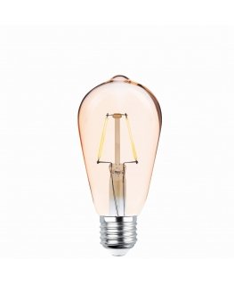 Forever COG Gold Fillament E27 ST64 4W LED Bulb 400 Lumens 2200K Warm White for decor & dargen light