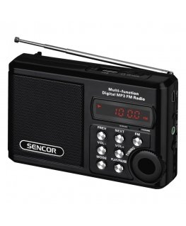 Sencor SRD 215 B Pocket receiver, Black