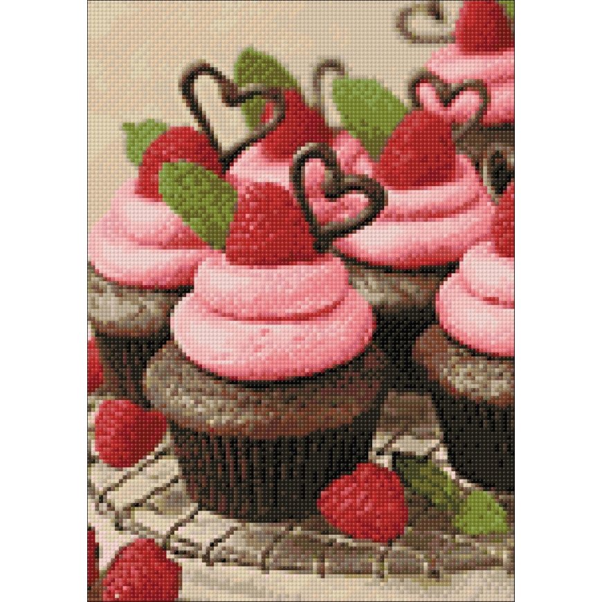 Beldizart Strawberry muffins 27*38 cm WD2312 – 2
