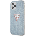 Guess GUHCP12MPCUJULLB iPhone 12/12 Pro 6.1 Inch Blue/Light Blue Hard Case Jeans Collection