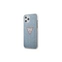 Guess GUHCP12MPCUJULLB iPhone 12/12 Pro 6.1 Inch Blue/Light Blue Hard Case Jeans Collection