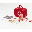 CLASSIC WORLD Little Doctor&39s Suitcase wooden set 19 pcs.