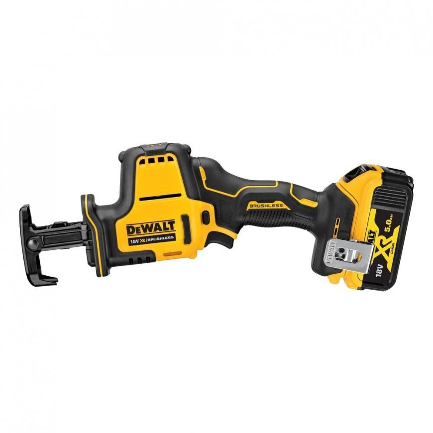 Akumulatorowa, bešepetėlinis pilarka szablowa, 18V Li-lon 2x5,0Ah DeWalt [DCS369P2-QW] – 2