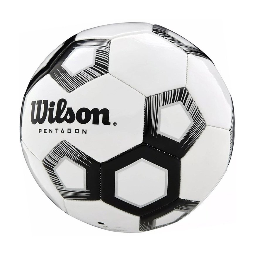 Wilson Wilson Pentagon Soccer Ball WTE8527XB White 4