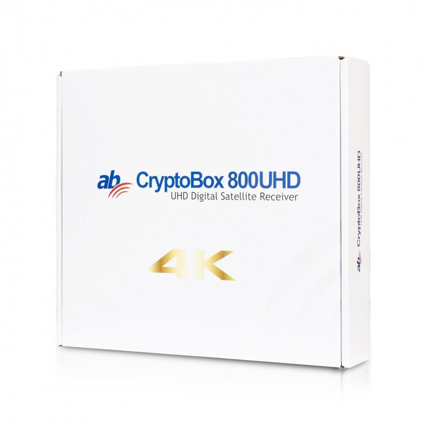 Ab Com AB Cryptobox 800 Skaitmeninis palydovinis imtuvas ir Media Player 2 in1 UHD/AB CR800UHD 4K - UHD imtuvas 2160 p viso HD – 4