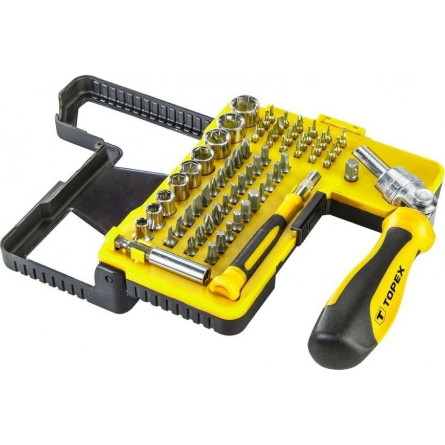 Topex screwdriver bits and sockets with