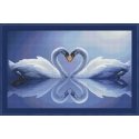 Beldizart Diamond painting kit Swans 50x80 cm AZ-210 Beldizart Diamond painting kit Swans 50x80 cm AZ-210