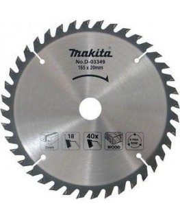 Makita D-44753 TCT saw 165X2X20mm 20/20/18° T16/24/40 Standard wood