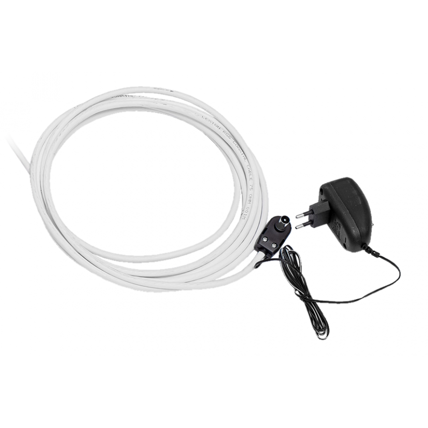 Inne LP TV aerial, indoor/outdoor Mini Yagi with amplifier and 5m Barczak cable – 2