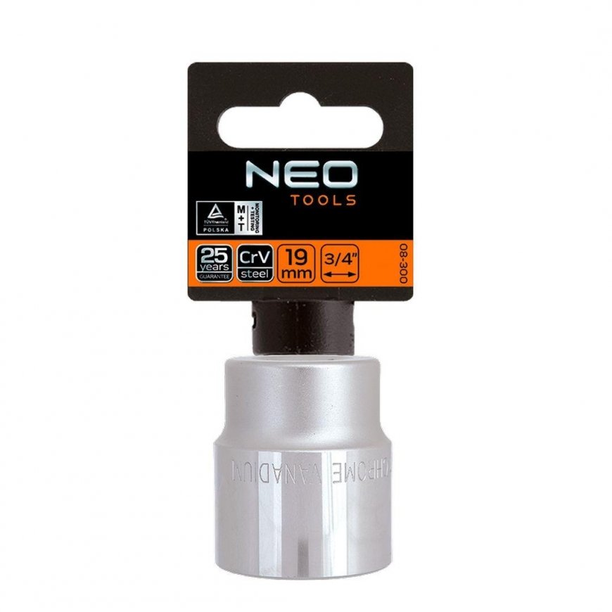 Neo 3/4 inch hex socket, 60mm – 4