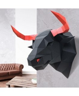 Beldizart Wizardi 3D Papercraft Kit Bull PP-1BUL-2BR
