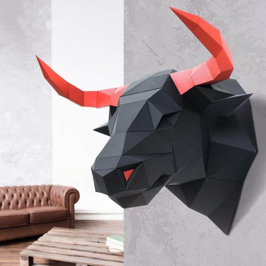Beldizart Wizardi 3D Papercraft Kit Bull