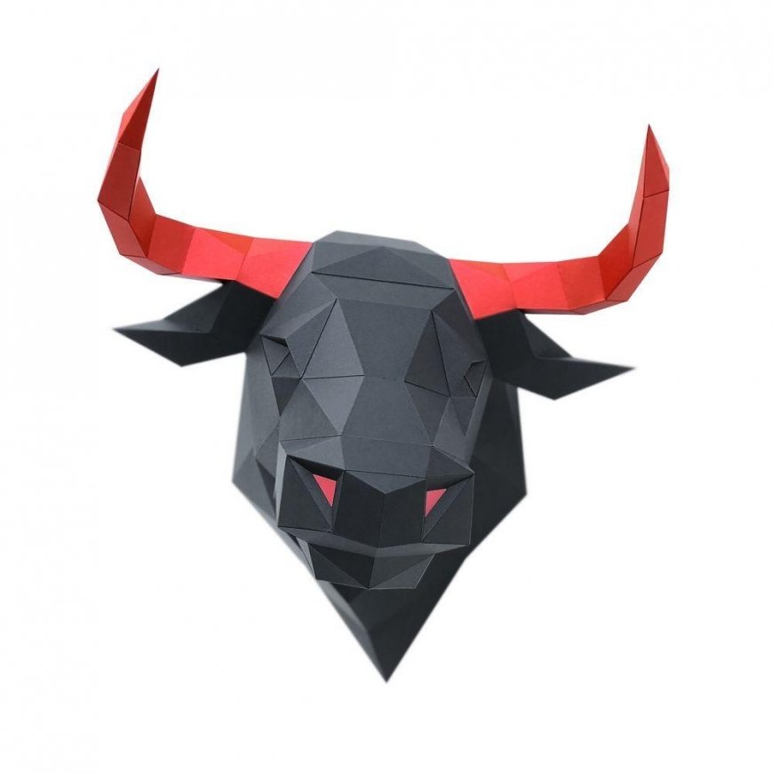 Beldizart Wizardi 3D Papercraft Kit Bull PP-1BUL-2BR – 2
